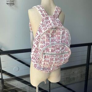 Cute Aeropostale pink blah backpack with bead zipper pulls
